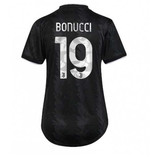 Juventus Leonardo Bonucci #19 Bortedrakt Kvinner 2022-23 Kortermet Juventus Leonardo Bonucci #19 Bortedrakt Kvinner 2022-23 Kortermet